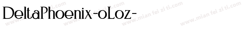DeltaPhoenix-oLoz字体转换