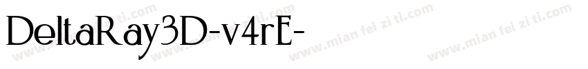 DeltaRay3D-v4rE字体转换