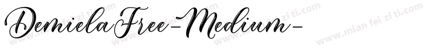 DemielaFree-Medium字体转换