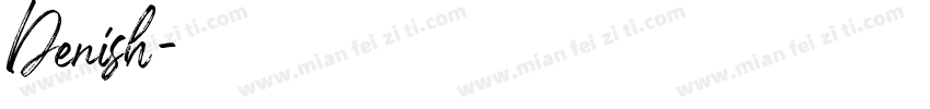 Denish字体转换