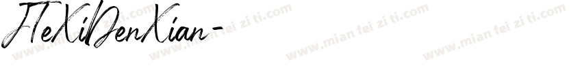 JTeXiDenXian字体转换