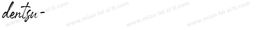 dentsu字体转换
