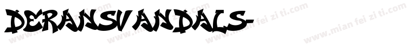DeransVandals字体转换