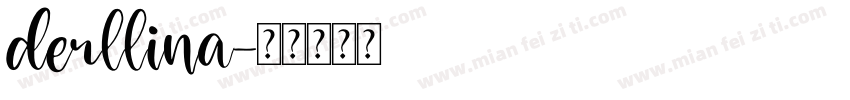 derllina字体转换