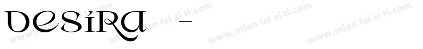 desira字体字体转换