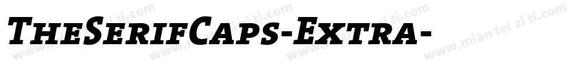 TheSerifCaps-Extra字体转换