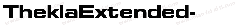 TheklaExtended字体转换