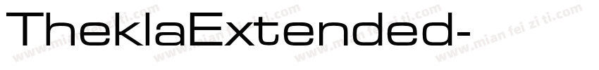 TheklaExtended字体转换