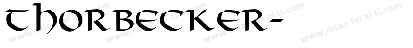 ThorBecker字体转换