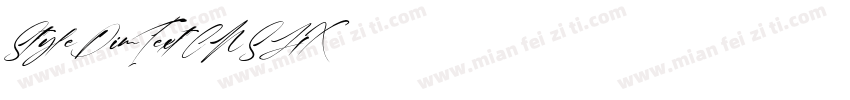 StyleDimTextCNSHX字体转换