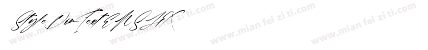 赫思StyleDimTextENSHX字体转换