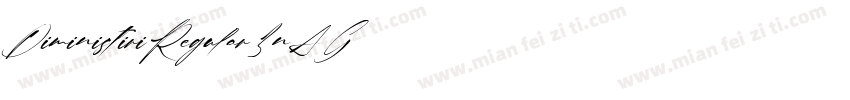 DiministiriRegular-3nAG字体转换