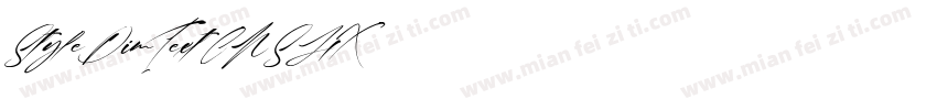 StyleDimTextCNSHX字体转换
