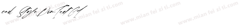 cad赫思StyleDimTextCI字体转换