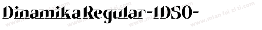 DinamikaRegular-lD50字体转换