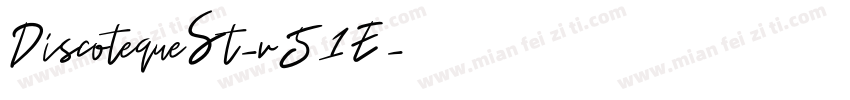 DiscotequeSt-v51E字体转换