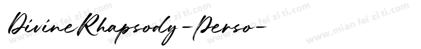 DivineRhapsody-Perso字体转换