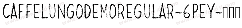 CaffeLungoDemoRegular-6PEY字体转换