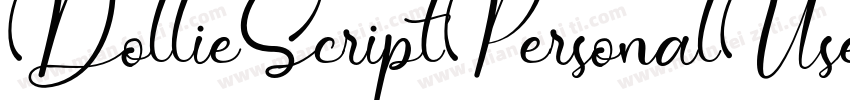 DollieScriptPersonalUse-K3P7字体转换