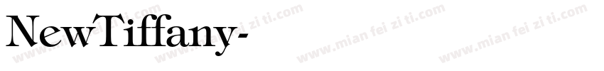 NewTiffany字体转换
