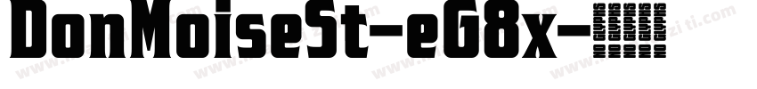 DonMoiseSt-eG8x字体转换