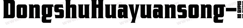 DongshuHuayuansong字体转换