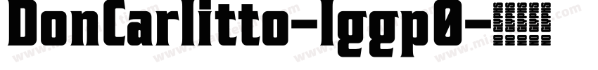 DonCarlitto-lggp0字体转换