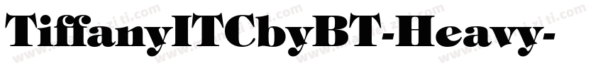 TiffanyITCbyBT-Heavy字体转换