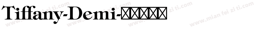 Tiffany-Demi字体转换