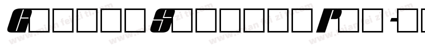 GlaserStencilPro字体转换