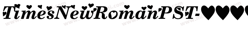 TimesNewRomanPST字体转换