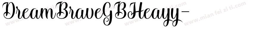 DreamBraveGBHeayy字体转换