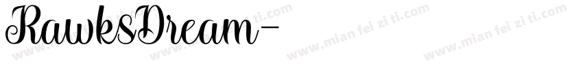 RawksDream字体转换