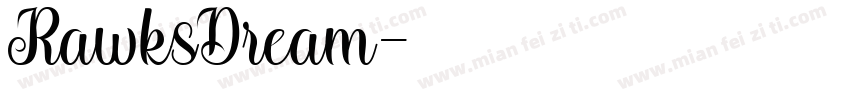 RawksDream字体转换