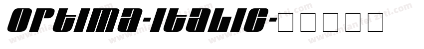 0ptima-Italic字体转换