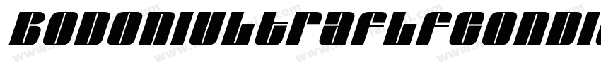 BodoniultraflfcondItalic-Rpv6字体转换