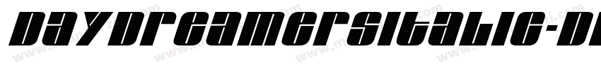 DaydreamersItalic-Drad字体转换