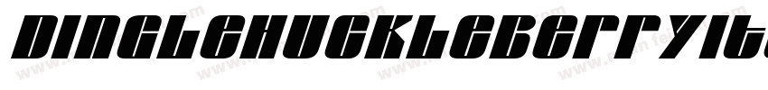 DinglehuckleberryItalic-Ya2y字体转换