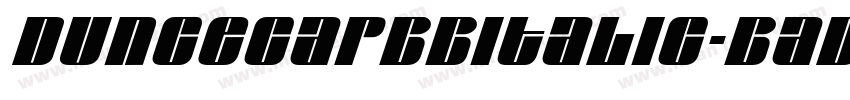 DuncecapbbItalic-Bad3字体转换