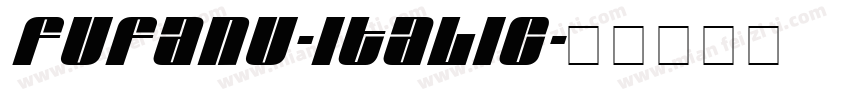 Fufanu-Italic字体转换