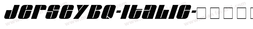 JerseyBQ-Italic字体转换