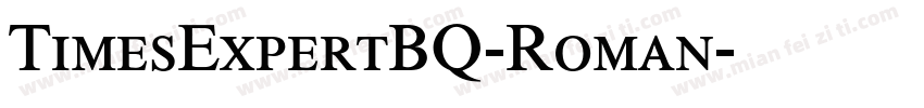 TimesExpertBQ-Roman字体转换