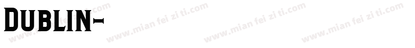Dublin字体转换