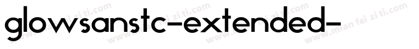 glowsanstc-extended字体转换
