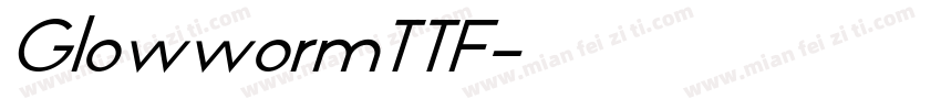 GlowwormTTF字体转换