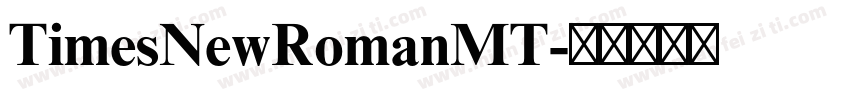 TimesNewRomanMT字体转换