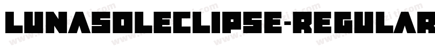 LunasolEclipse-Regular字体转换