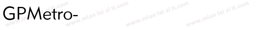 GPMetro字体转换