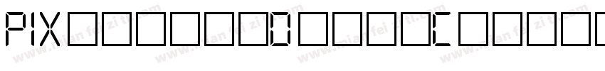 PIXymbolsDigitClocksW90-Bd字体转换
