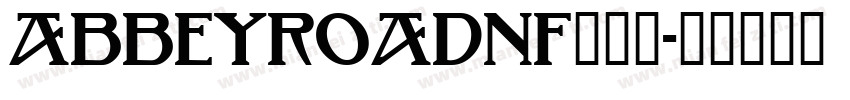 AbbeyRoadNF手机版字体转换